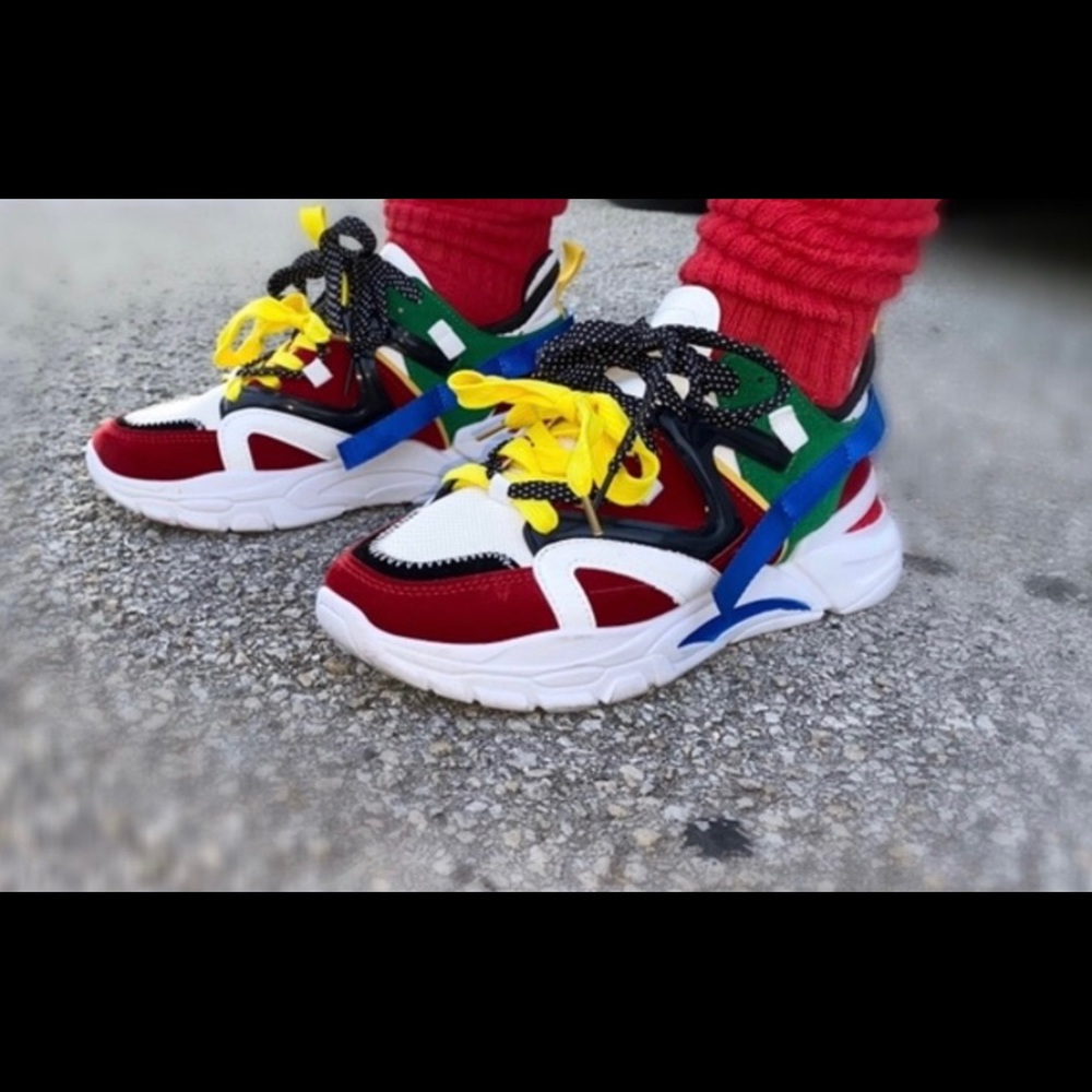 Colorful Platform Sneaker